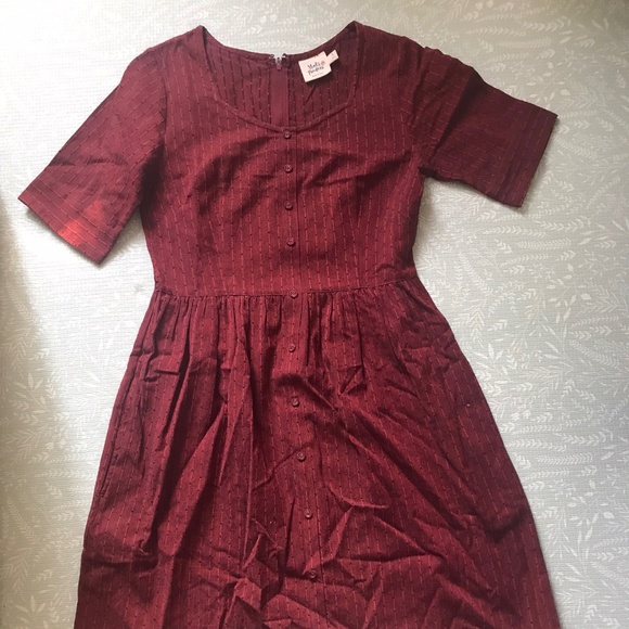 Mata Traders Dresses & Skirts - Red Embroidered Mata Traders Dress